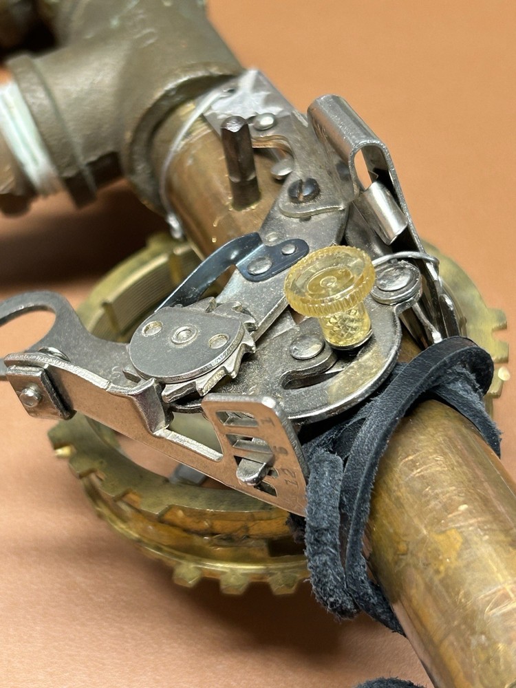 Steampunk Prop with Leather String Retro Sci-Fi Ray Gun Steam Punk