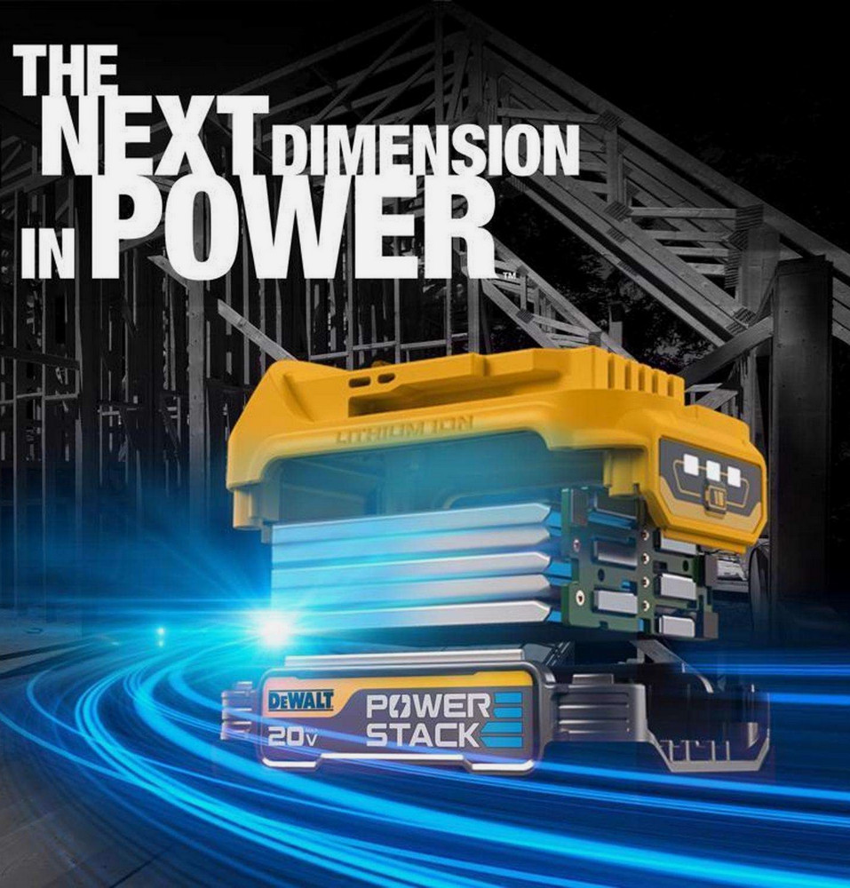 DeWalt DCF840E1 20V MAX POWERSTACK 1/4 in. Cordless Brushless Impact Driver Kit