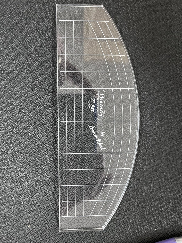 westalee - 12" arc-straight template (High Shank)