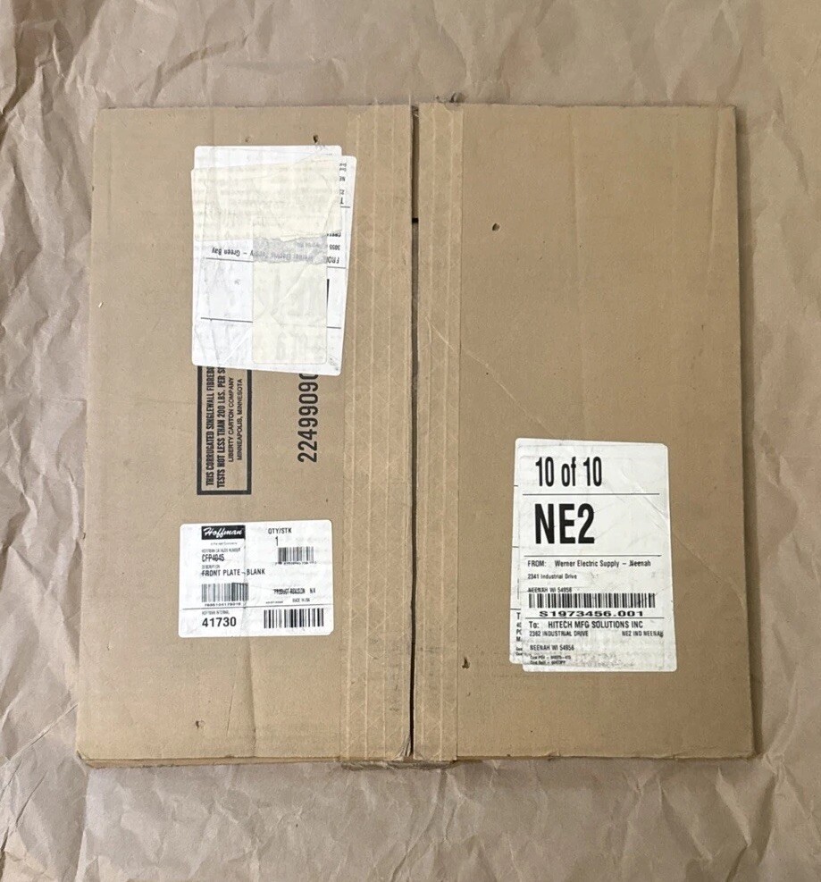 Hoffman CFP4045 Aluminum Front Plate Blank