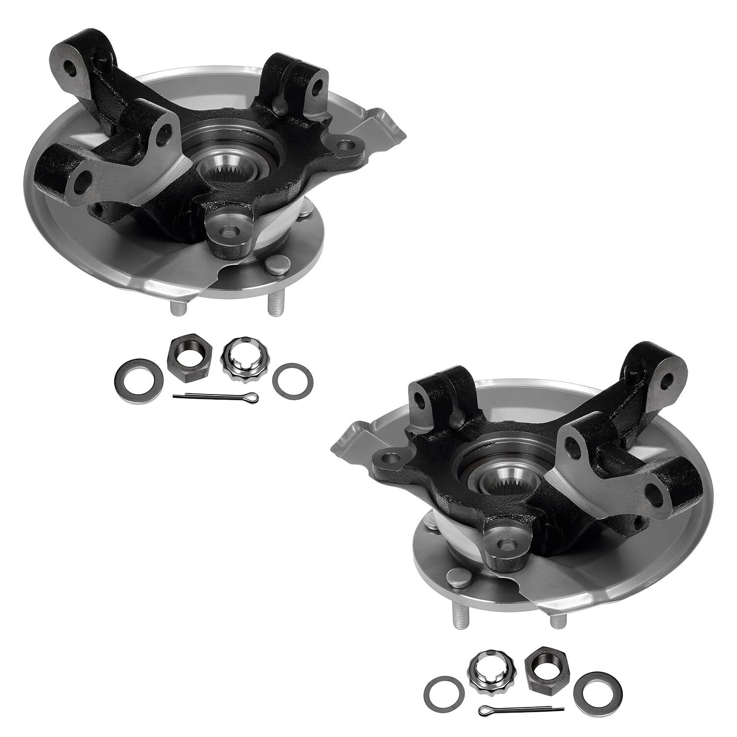 AWD Front Steering Knuckles Rear Wheel Hub Bearings for Compass Patriot Caliber