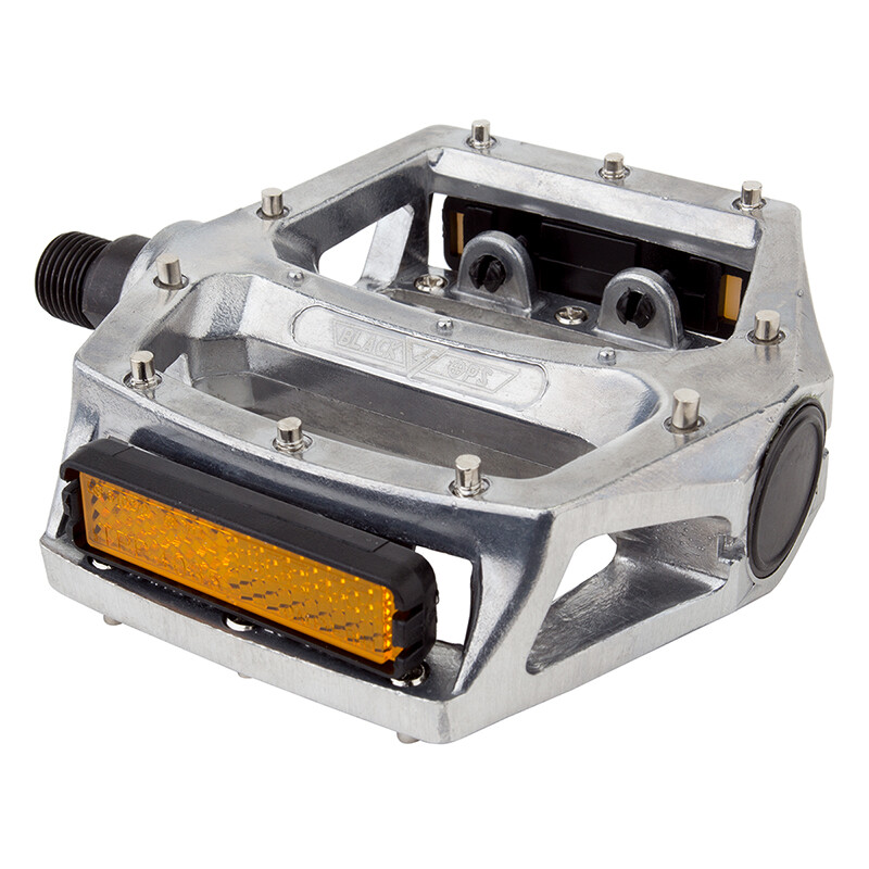 PEDALS BK-OPS PLATFORM ALY CRMO 9/16 SILVER 	BLACK OPS