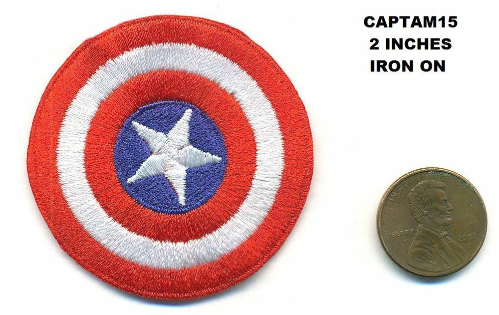 2 INCH CAPTAIN AMERICA PATCH - CAPTAM15