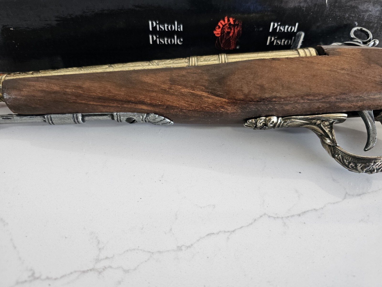 Denix Reproduction 18th Century Flintlock Pistol Non-Firing 1032 - L RARE