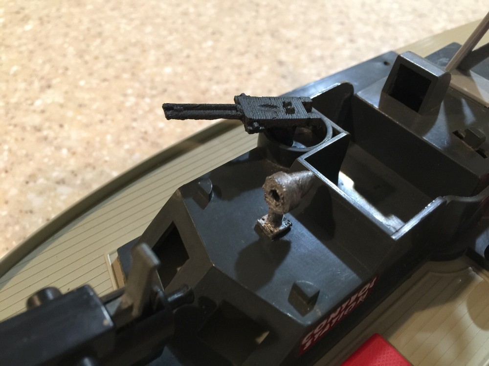 Deluxe Reading Task Force Battlewagon PT-109 PT boat Repro 2x Deck Machine Guns