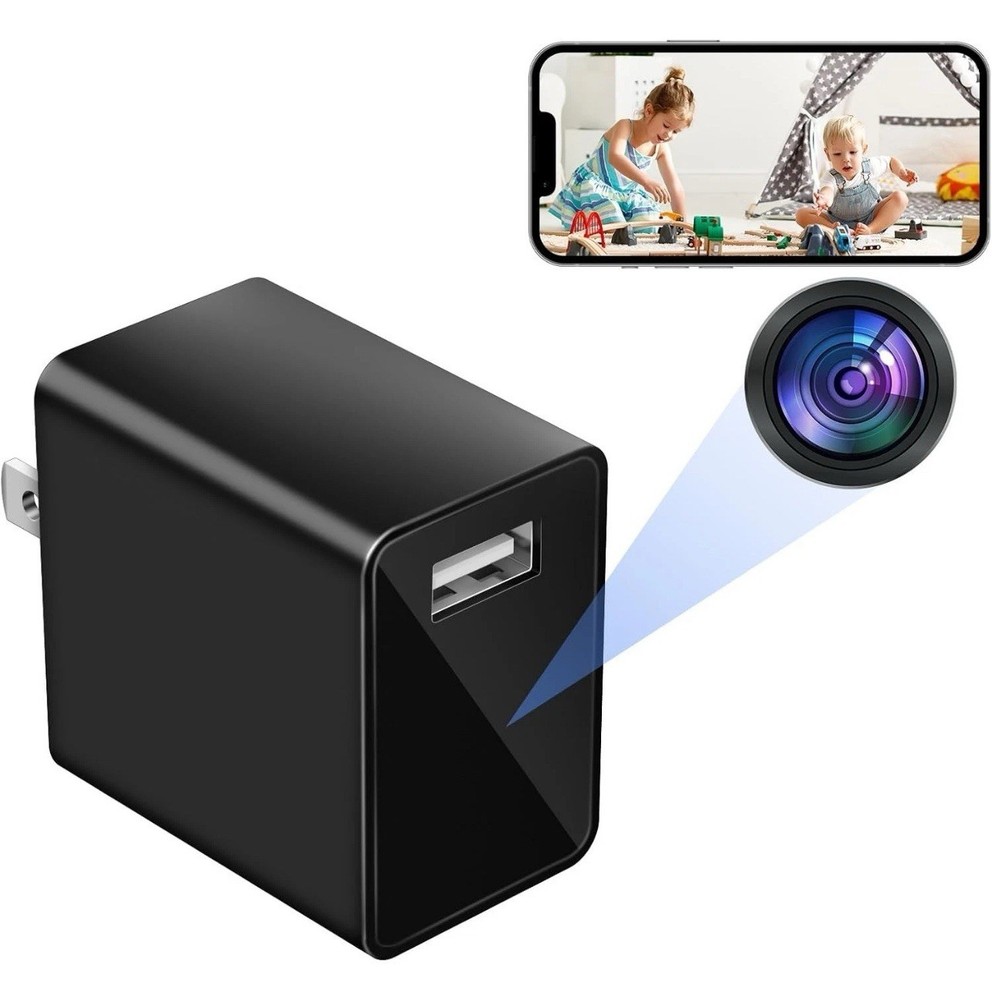 Cámara con cargador USB