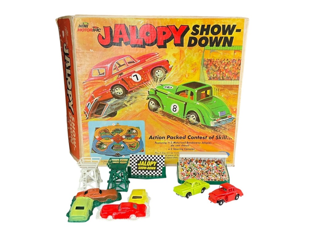 1970 Ideal Mini Motorific -Jalopy Show  Down COMPLETE #
