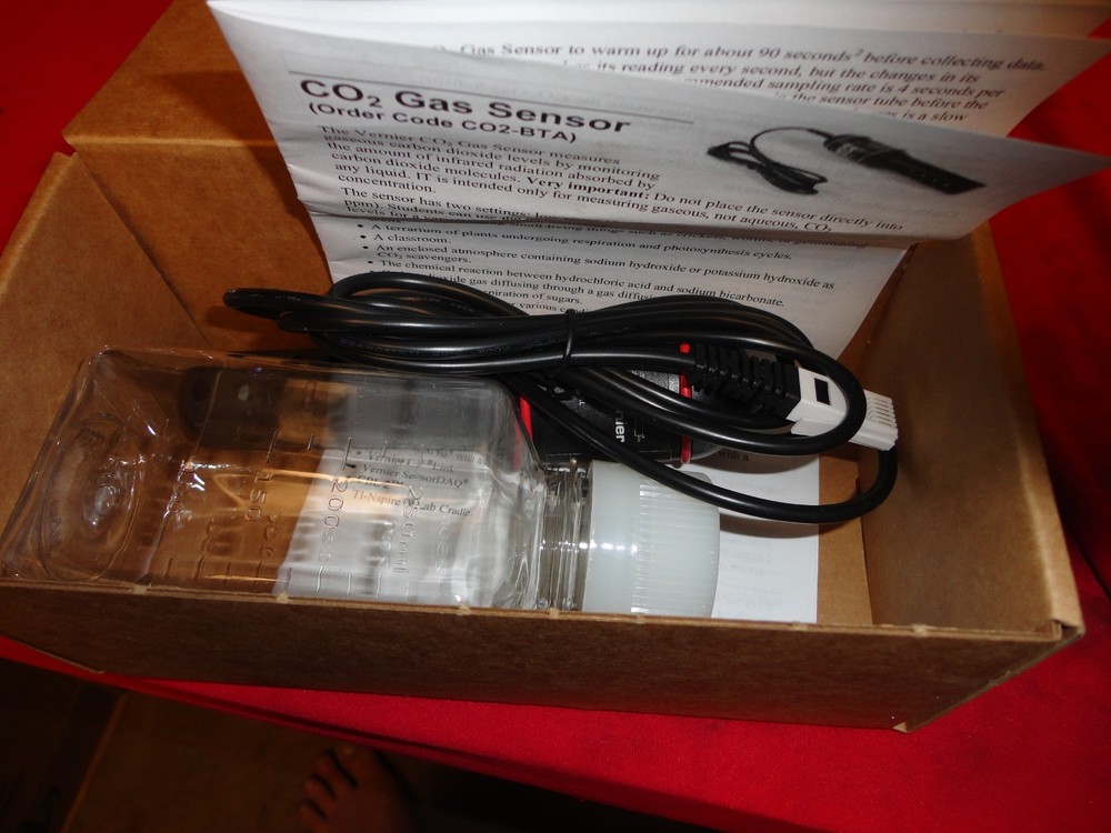 Vernier CO2-BTA CO2 Gas Sensor new in box