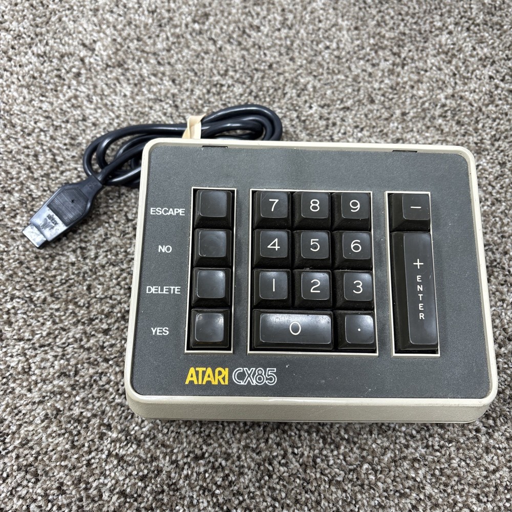 Atari CX85 Numeric Keypad - Atari 400/800/XL/XE/2600/7800 Untested