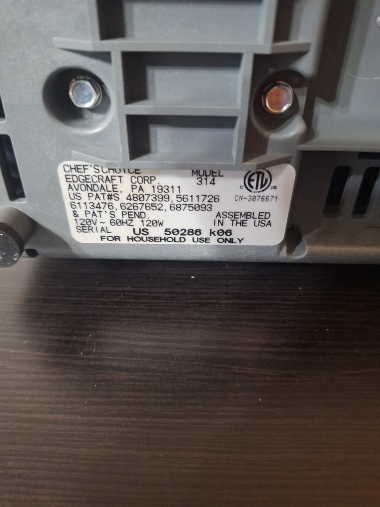 Chef's Choice Diamond UltraHone Sharpener 312 tested (works)