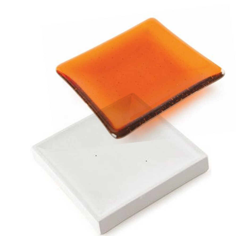 Bullseye 5.5" Small Square Nesting Plate Mold