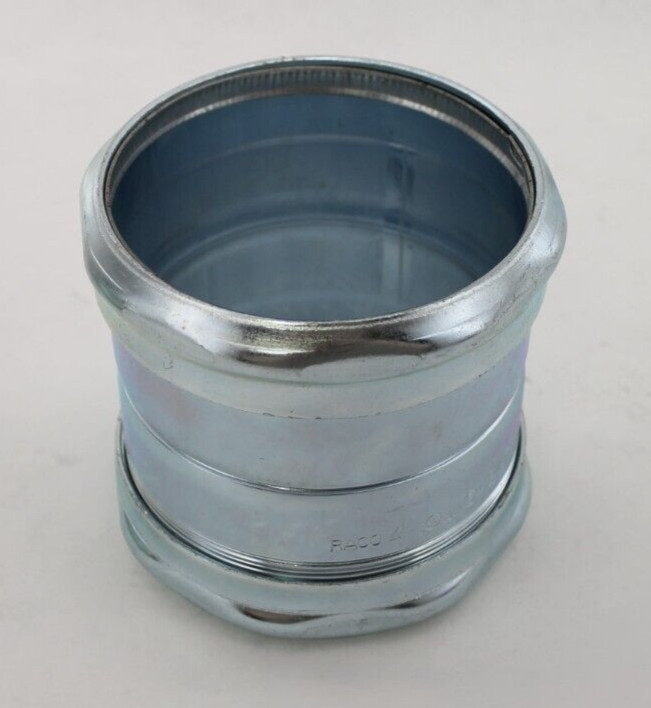 Raco 4" Silver Compression Conduit Coupling