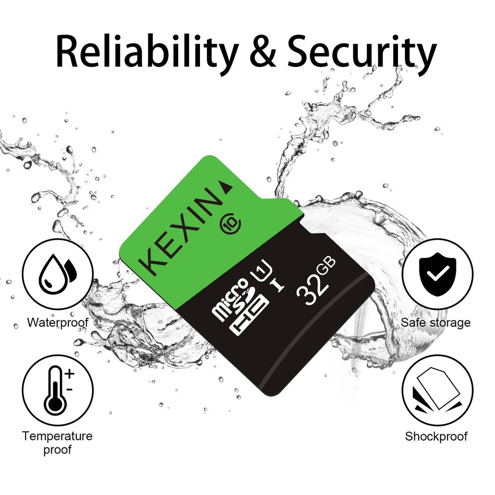 1x Memory Card TF Micro SD Card 32GB Class 10 High Speed Fast Flash For Camera