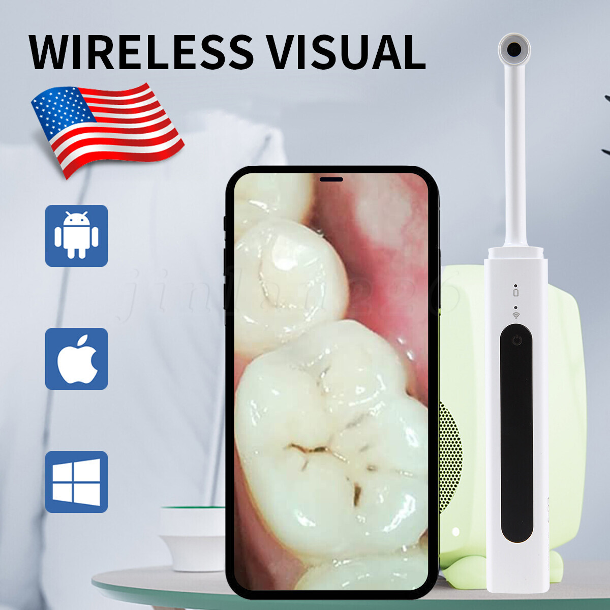WiFi Dental Intraoral Camera Wireless 3.0 Mega Pixels HD Clear Image