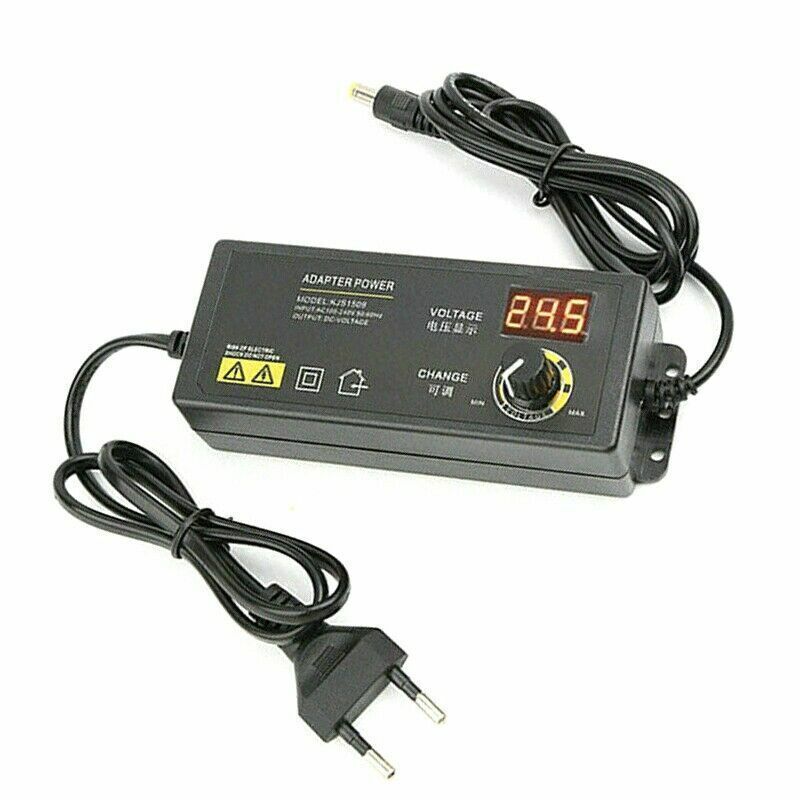 1PC Adjustable DC Power Supply Adapter Control Volt Display 3V-24V 2.5A 60WEEaI