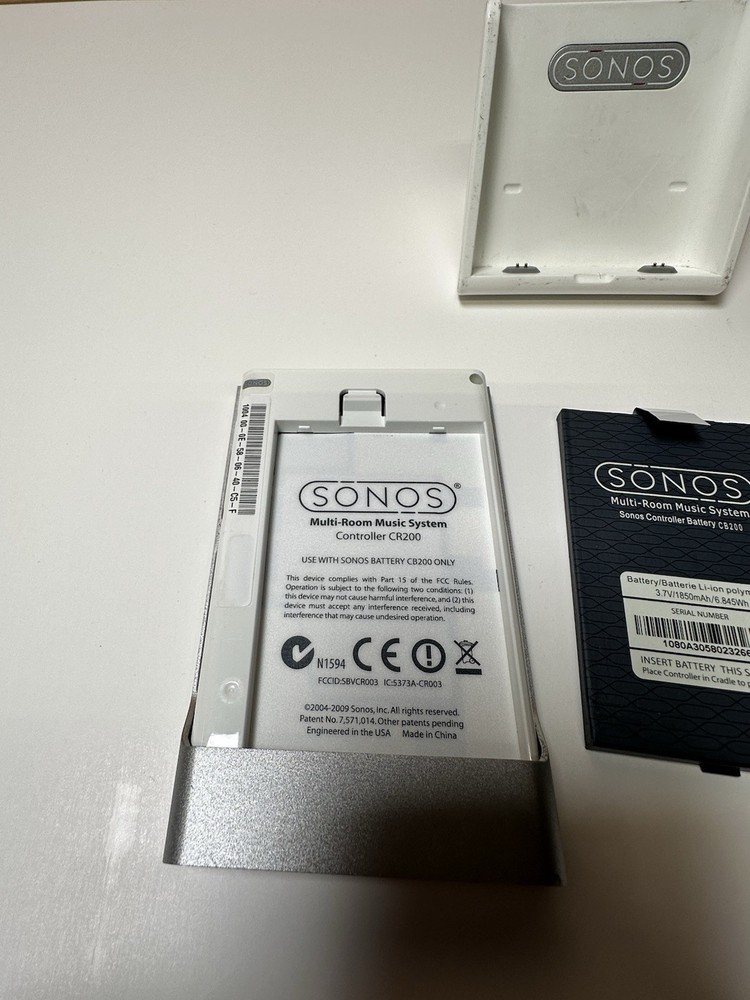 Sonos Controller CR200 with Charging Station (UNTESTED not Power Supply)