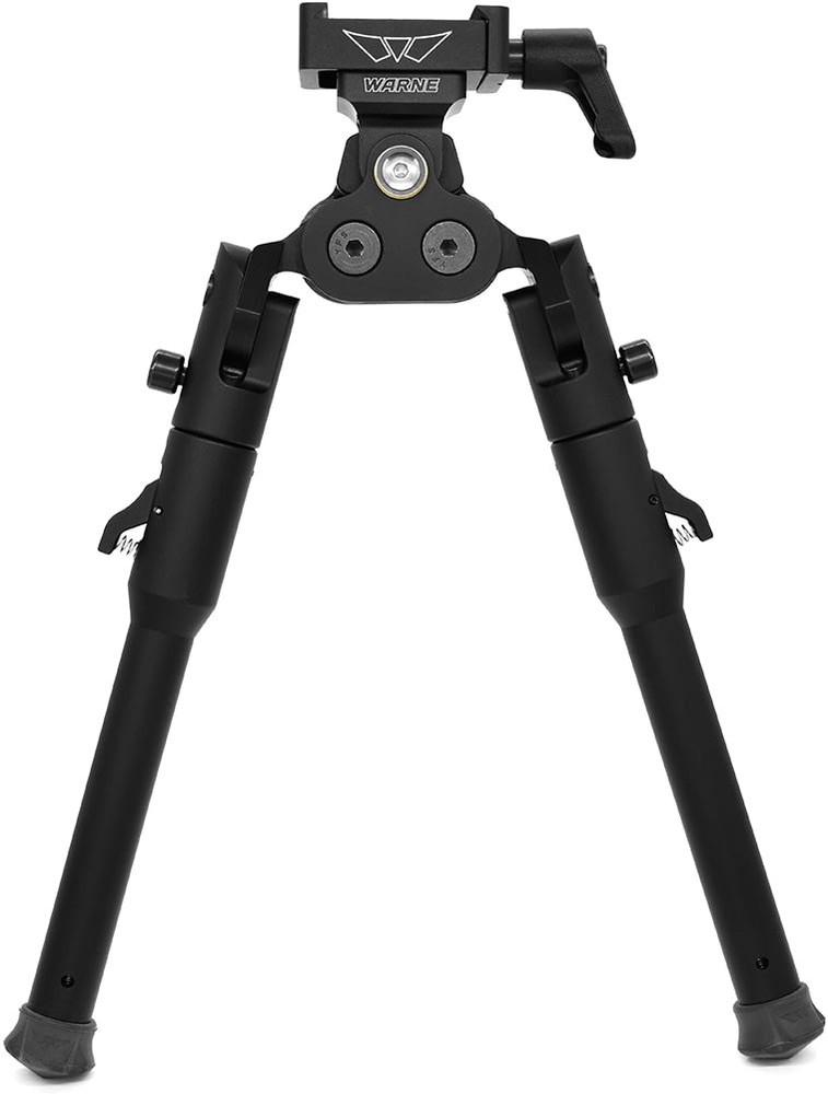 Warne Pro Bipod - Arca Mount, Lite Legs, Matte Black, 7922M