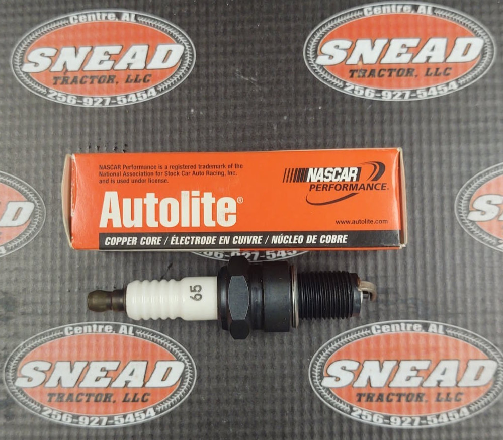 AL65 AUTOLITE SPARK PLUG, MEDIUM HOT, 14 MM THREAD, FIT'S JOHN DEERE