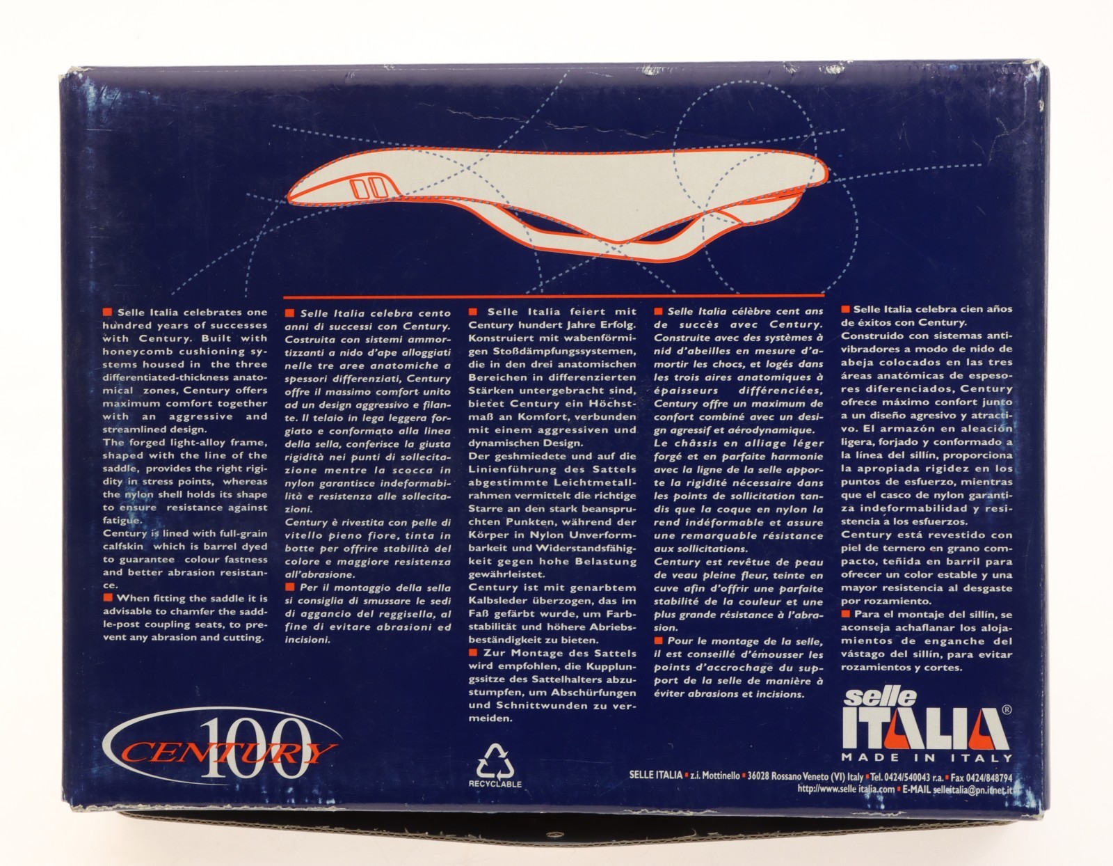 Selle Italia Century The King Lion Saddle Mario Cipollini Lion King 90s NEW NOS