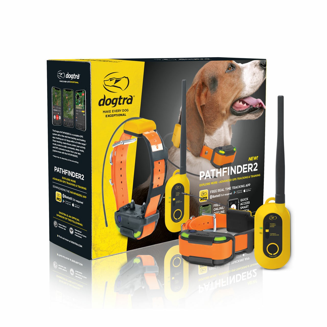 Dogtra PATHFINDER2 GPS Tracking & Training, E-Fence 9 Mile Range