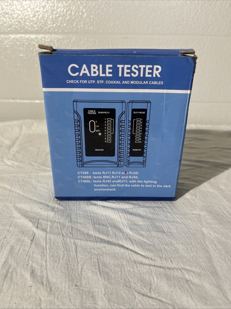 Networks Cable Tester Ethernet RJ45 RJ11 LAN Wire Telephone Cable Testing Tool