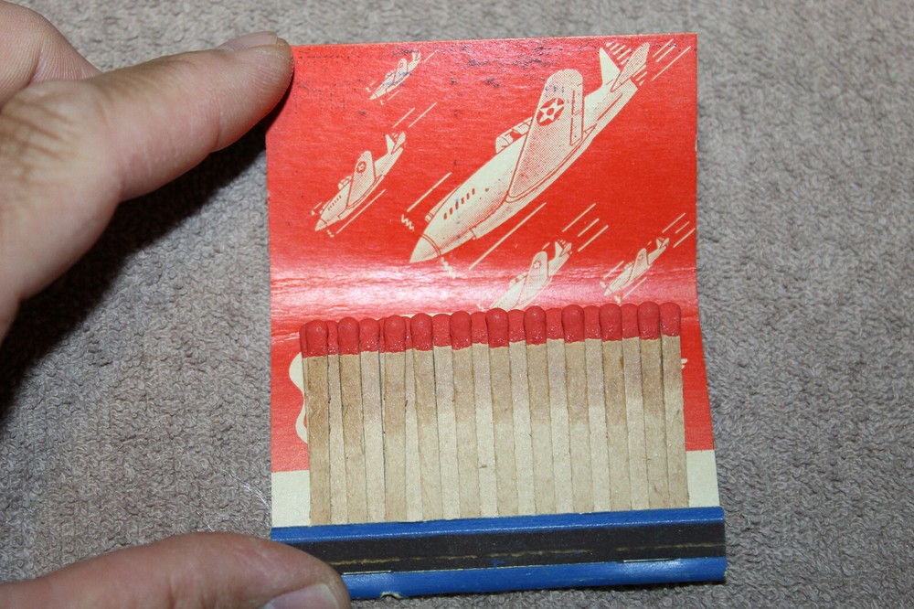 Original WW2 U.S. AAF Technical School Chanute Field, ILL. Full Match Pack