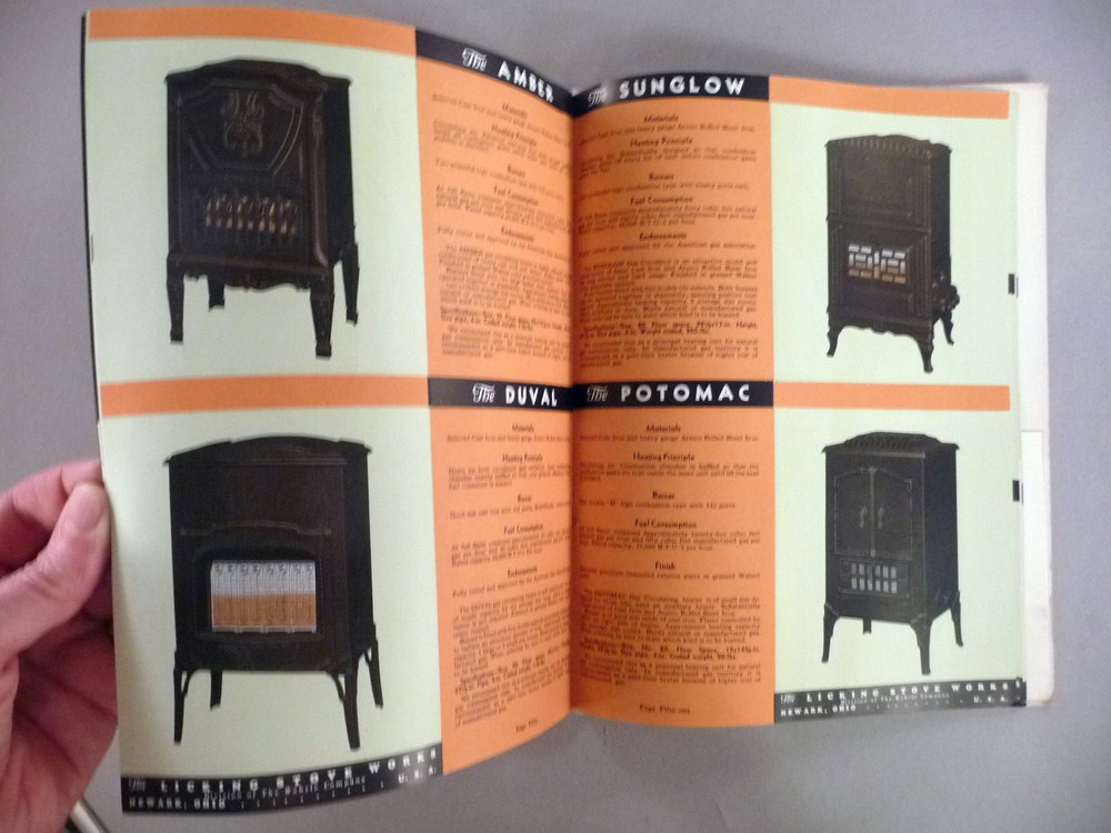 Licking Stove & Range CATALOG - 1934 ~~ stoves, ranges