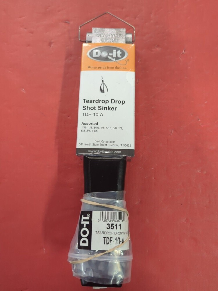 3511-Do-It Teardrop Drop Shot Sinker Mold-TDF-10-A