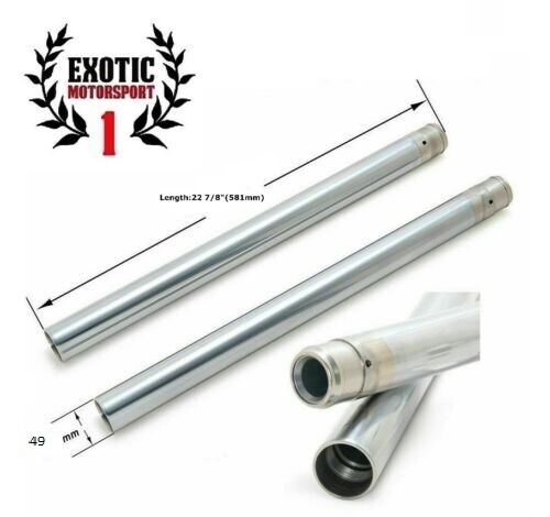 49 mm Fork Tubes  For Harley Touring 2014-2023 Street Glide Road Glide King