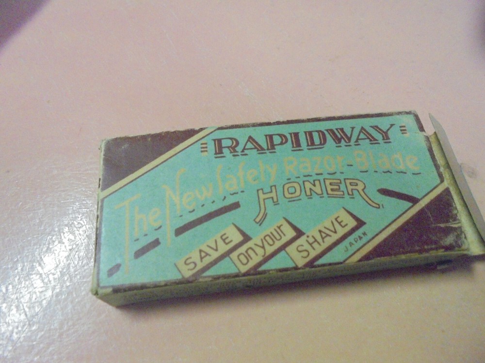 Vintage Rapidway Safety Razor Blade Hone