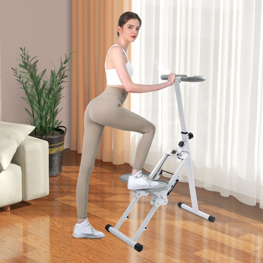 Stair Stepper Vertical Climber Exercise Machine Home Gym Compact Foldable Cardio