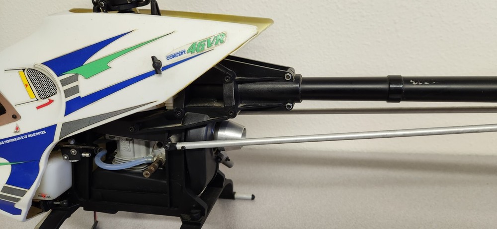 Kyosho Concept 46VR Remote Control Helicopter With OS Max FX 46 Engine *READ*