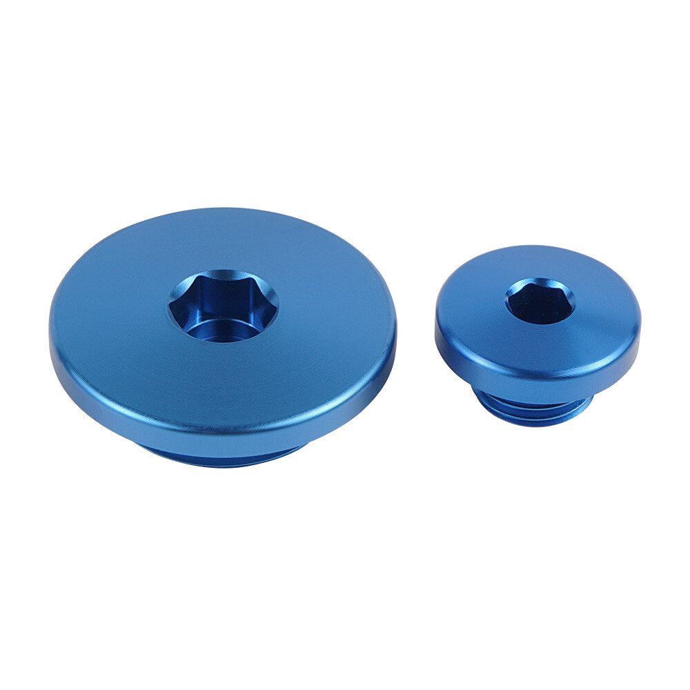CNC Crankcase Engine Plugs For Yamaha YFZ450 2004 2005-2009 YFZ 450 2012-2013