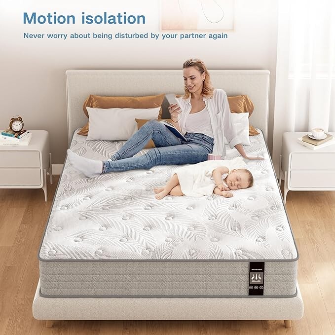 10" 12" 14" Gel Memory Foam Hybrid Spring Twin Full Queen King Mattress in A Box