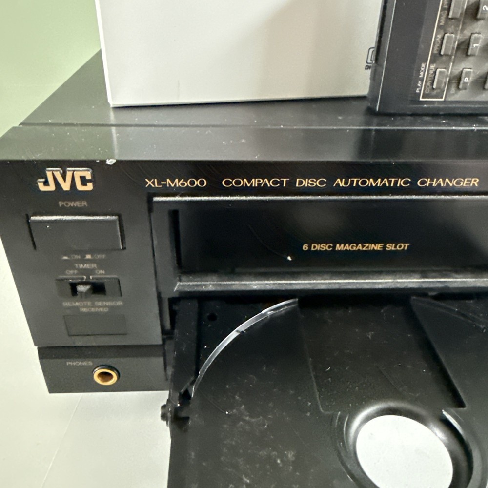 Jvc Compact Disc Changer Xl-M600 6 Cd & Single Disc Player W/Remote