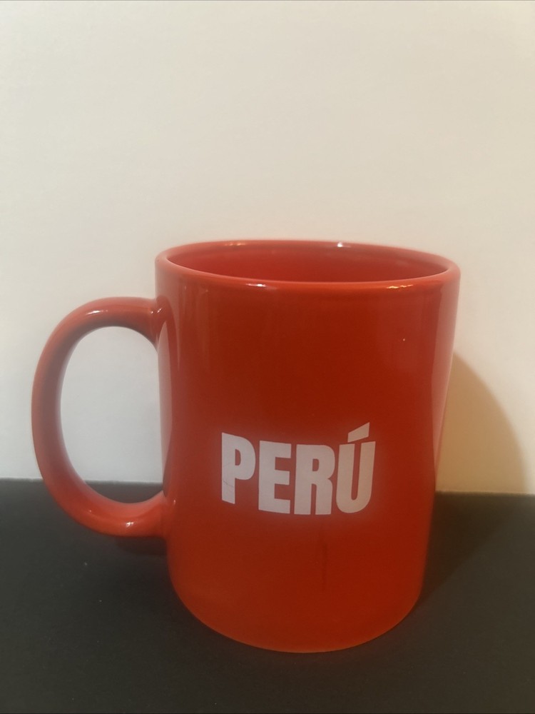 Red Peru Souvenir Coffee Cup Mug