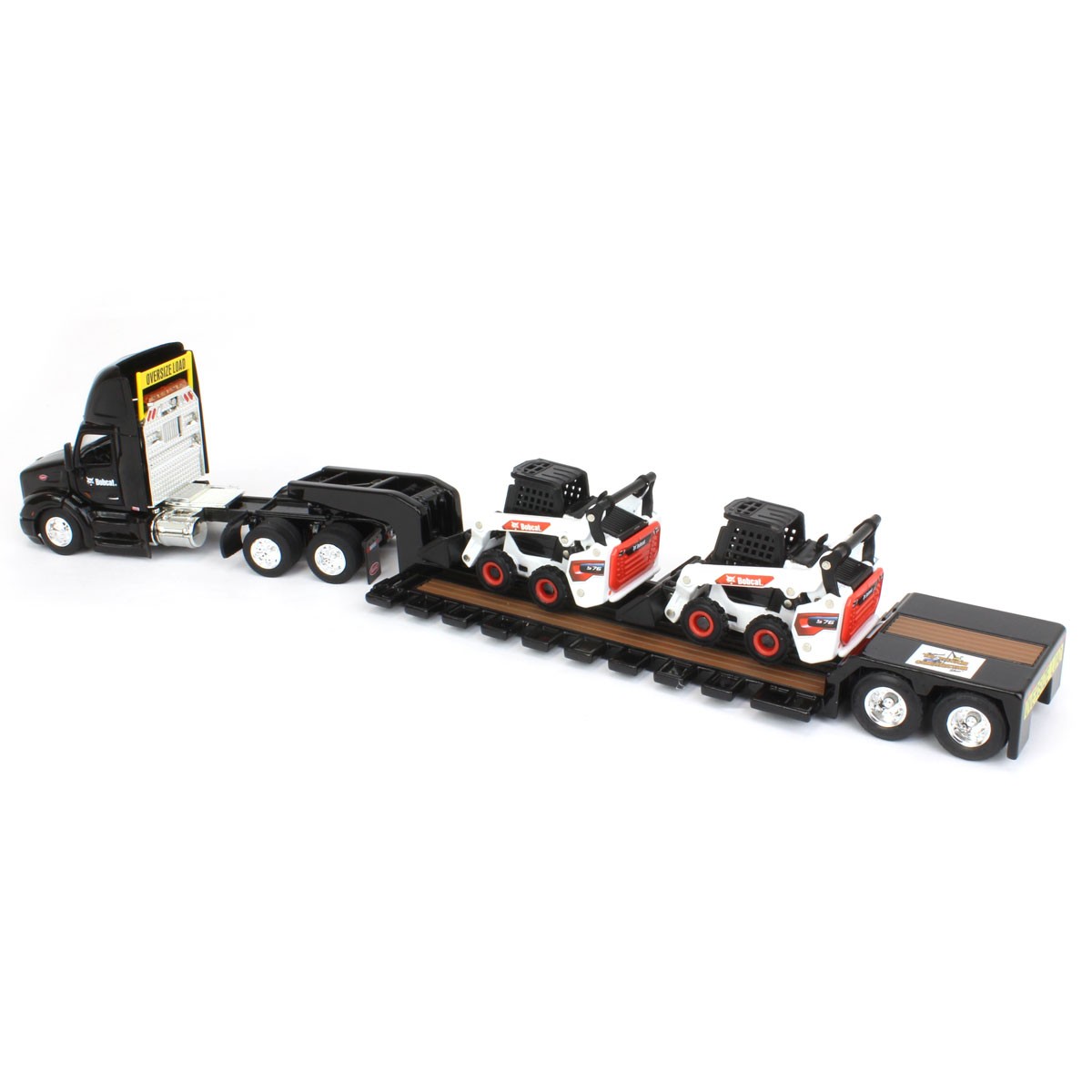 ERTL 1/64 Peterbilt 579 w/ Lowboy & 2 Bobcat S76 Skid-Steer Loaders 16446