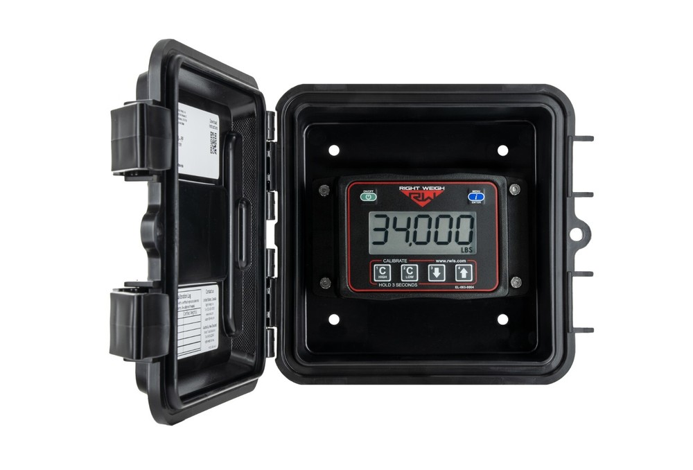 Bluetooth™ enabled Right Weigh 201-EBT-02B Exterior Digital Load Scale for 2 HCV