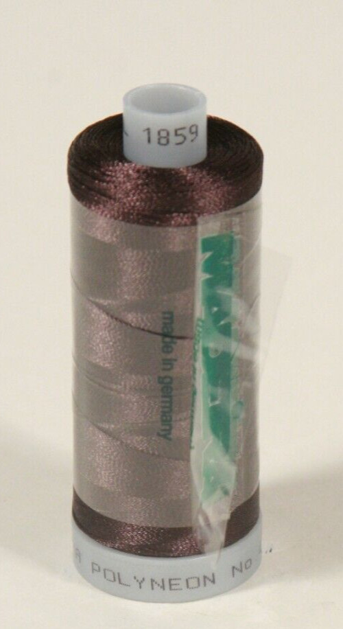 POLYESTER POLYNEON EMBROIDERY THREAD MADEIRA 6 SPOOLS each 1000 m 1859 Brown