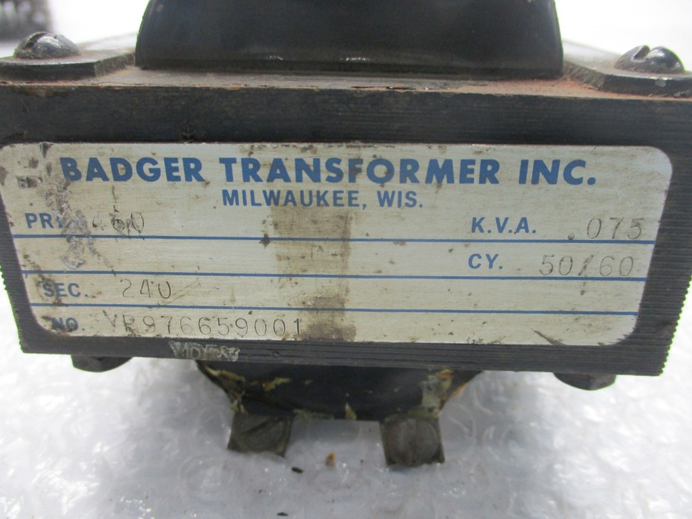 BADGER 480 TRANSFORMER UNMP
