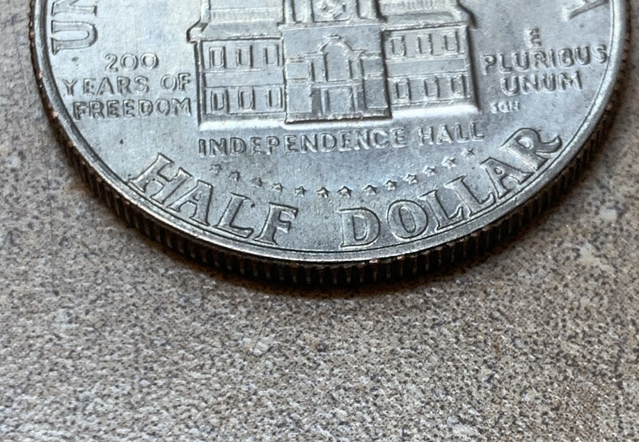 1976-D Kennedy Bicentennial Half Dollar Circulated
