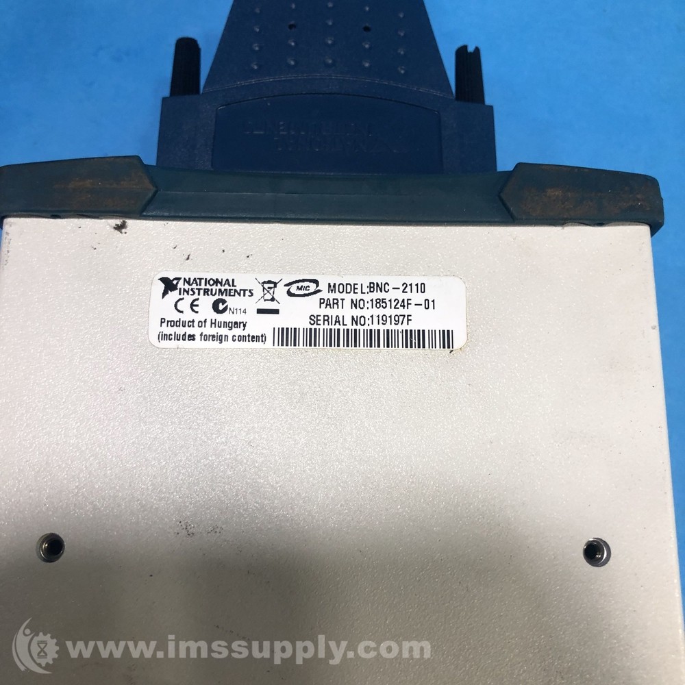 National Instruments 185124F-01 Shielded Connector Block USIP