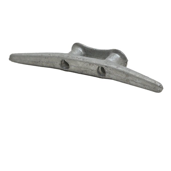 Attwood Boat Dock Cleat DC1102 | Silver Cast Iron 10 Inch (Set of 2)