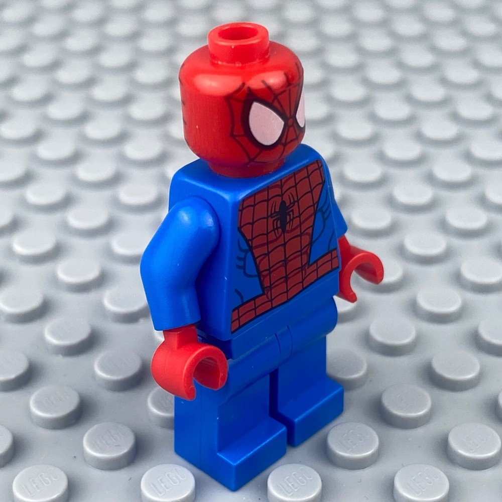 LEGO Spider-Man Minifigure sh038 Marvel Super Heroes Black Web Pattern