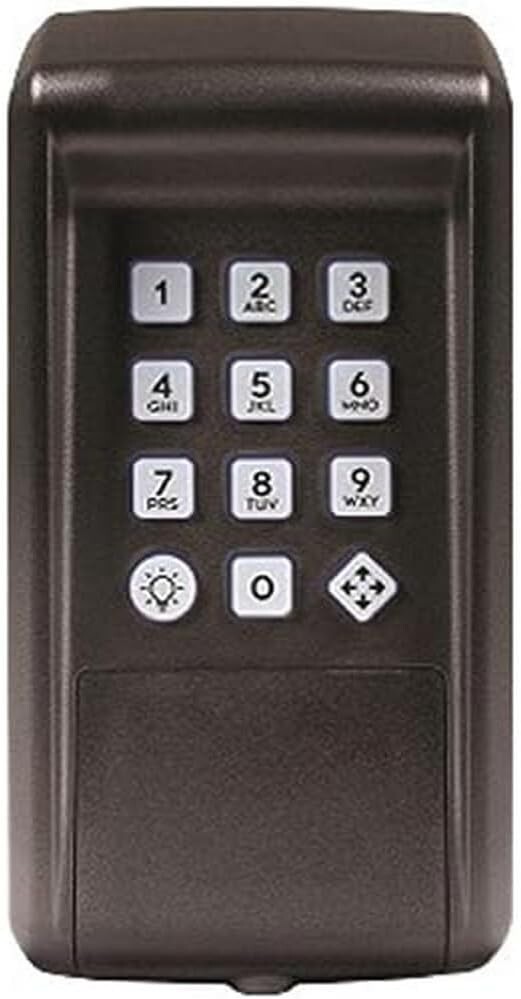 Digital Wireless Keypad for Secure Gate Access - Backlit, 25 Codes Supported