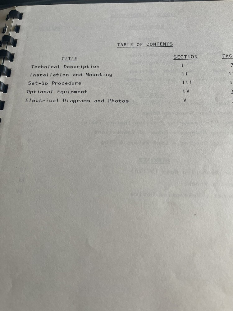 Marposs Electronic In Process Gauges Operating Instructions/Technical Notes Mode