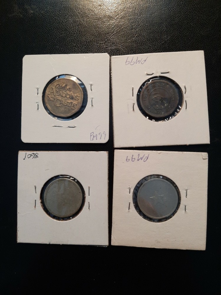 PRE WWII ARCADE TOKENS AMUSEMENT