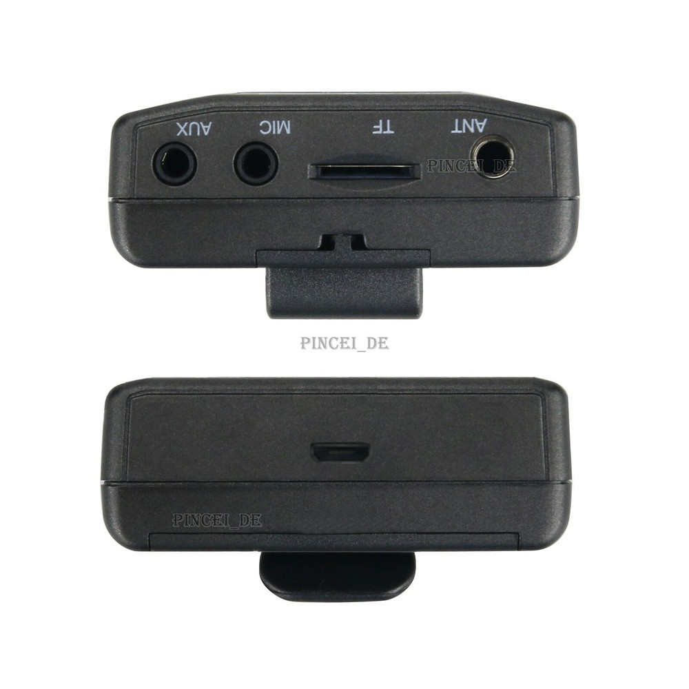 HRD-831 Portable FM Transmitter Broadcast w/ Mic 500M Transmitting Support TF