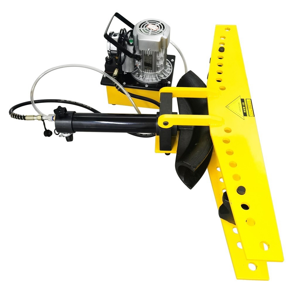 110V Split Type Electro-hydraulic Round Pipe Bending Machine 90° with 10 Dies