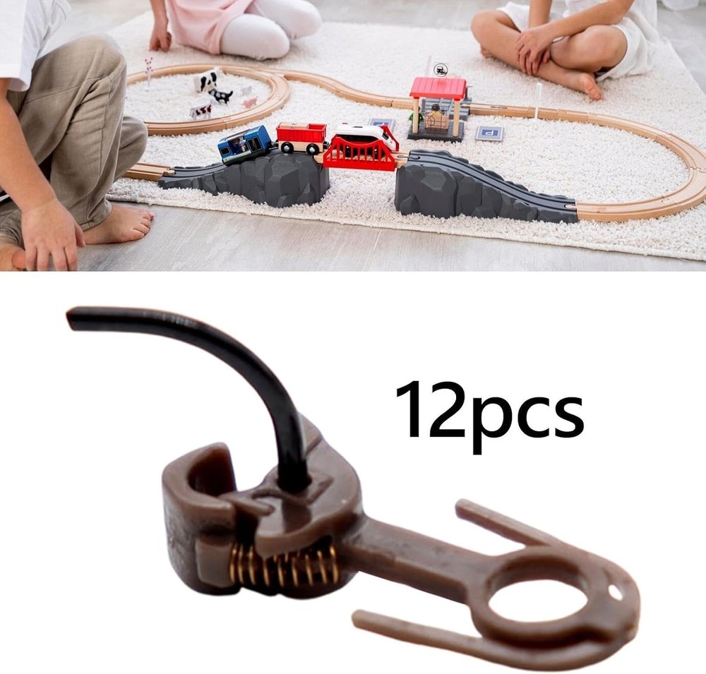 12PCS Model Couplers HO scale 1:87 Model Train Knuckle Spring Coupler Coupling
